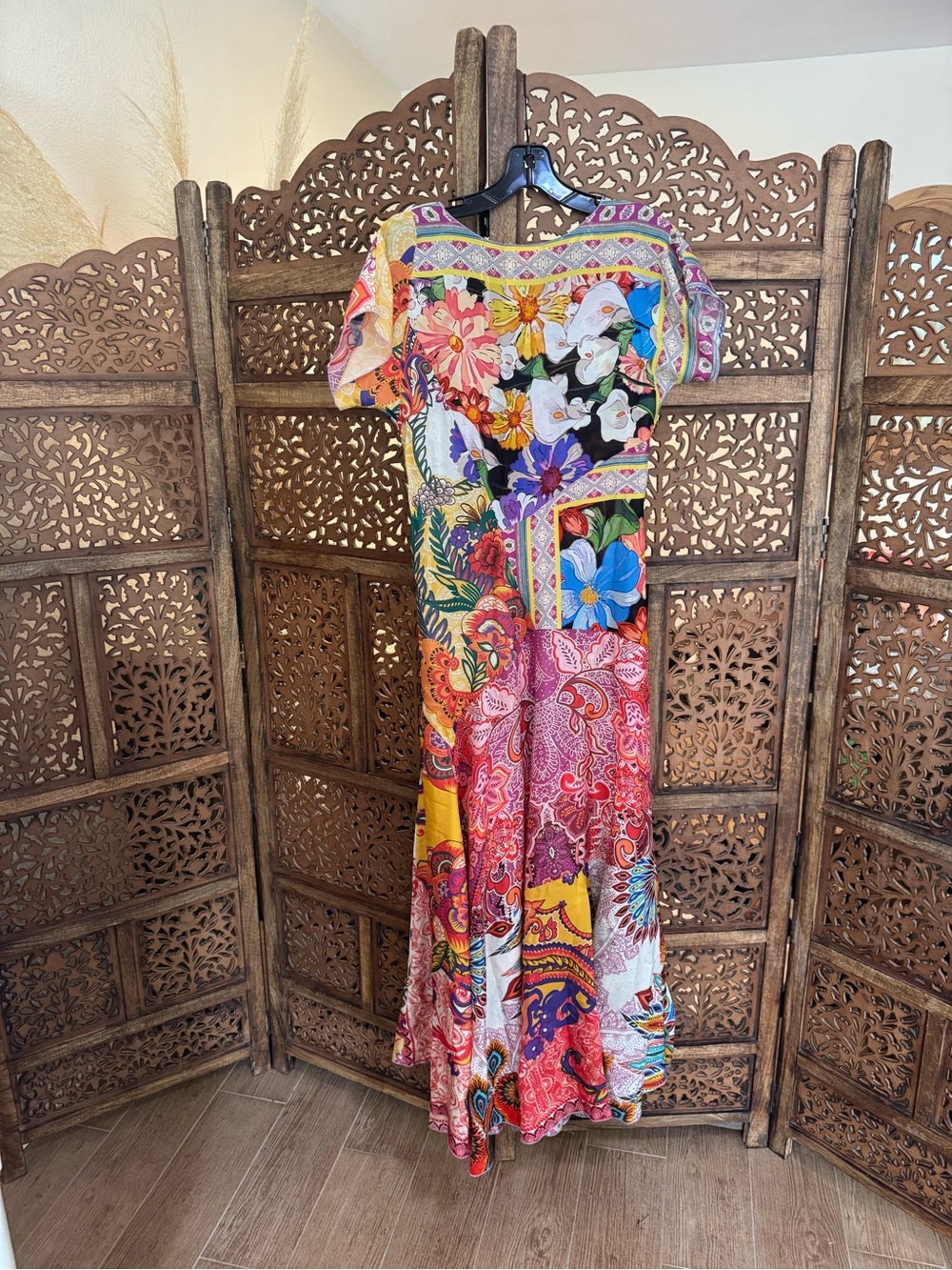 Johnny Was PATCHWORK DRESS - Picture 5 of 5